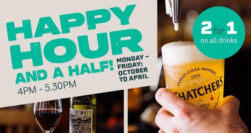 Happy Hour (and a half!)